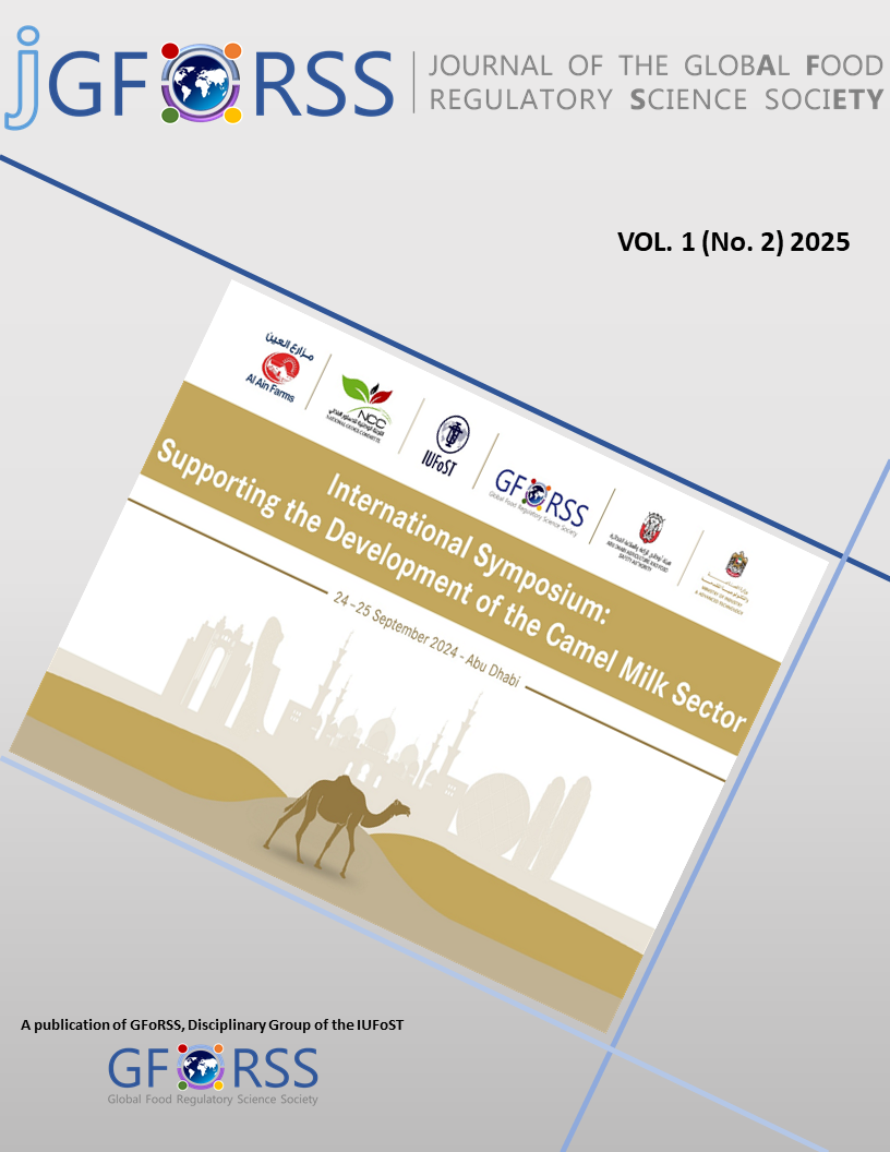 Cover for the 2024 INTERNATIONAL SYMPOSIUM SUPPORTING THE DEVELOPMENT OF THE CAMEL MILK SECTOR 